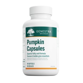 Genestra Brands - Pumpkin Capsules - Essential Fatty Acid Formula - 90 Softgel Capsules