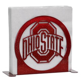 SWEN Products OHIO STATE BUCKEYES Metal Letter Napkin Card Holder