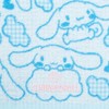 Sanrio 800856 Cinnamoroll Bath Towel, Antibacterial and Deodorizing Treatment, Silver
