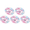 5PCS Round Hand Grip Ring Printed Silicone Fidget Toy Finger