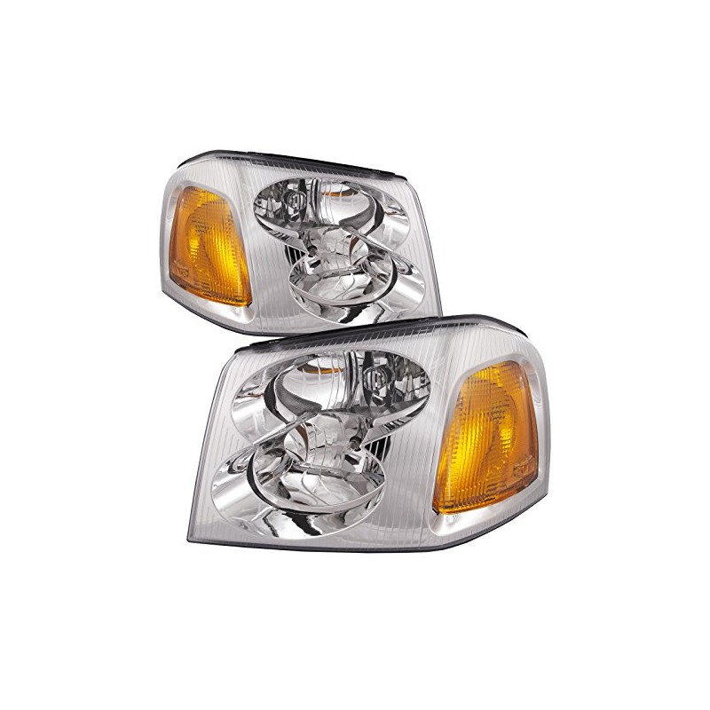 HEADLIGHTSDEPOT Headlight Pair Compatible with Winnebago Itasca Suncruiser 2006-2009 Left