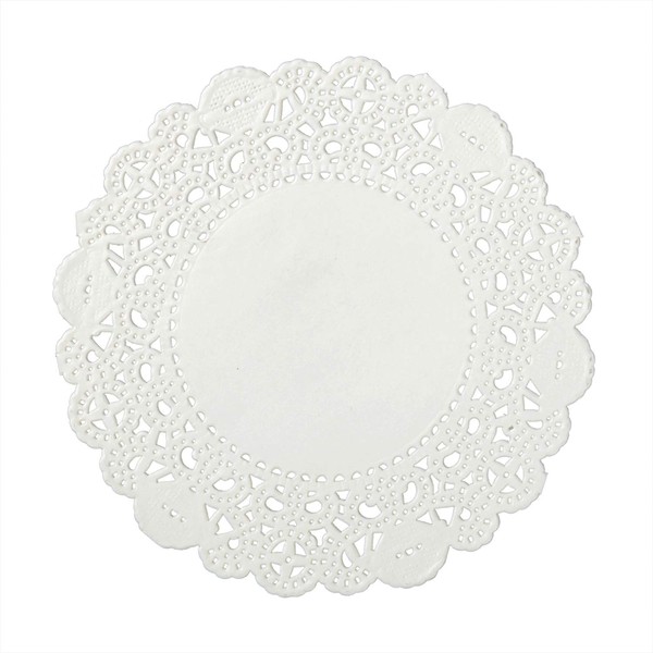 Royal 4 Inch Disposable Paper Lace Doilies, Package of 1000