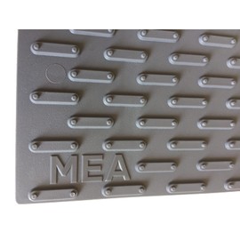 Grate Pad Nubbed Approx. 800 x 200 mm Grey Non-Slip R11