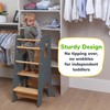 Toddler Standing Tower - Adjustable Height Toddler Kitchen Stool Helper