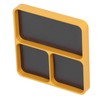 Metal Magnetic Tray, Heat Resistant Yellow Magnetic Tray, Keeping Organized