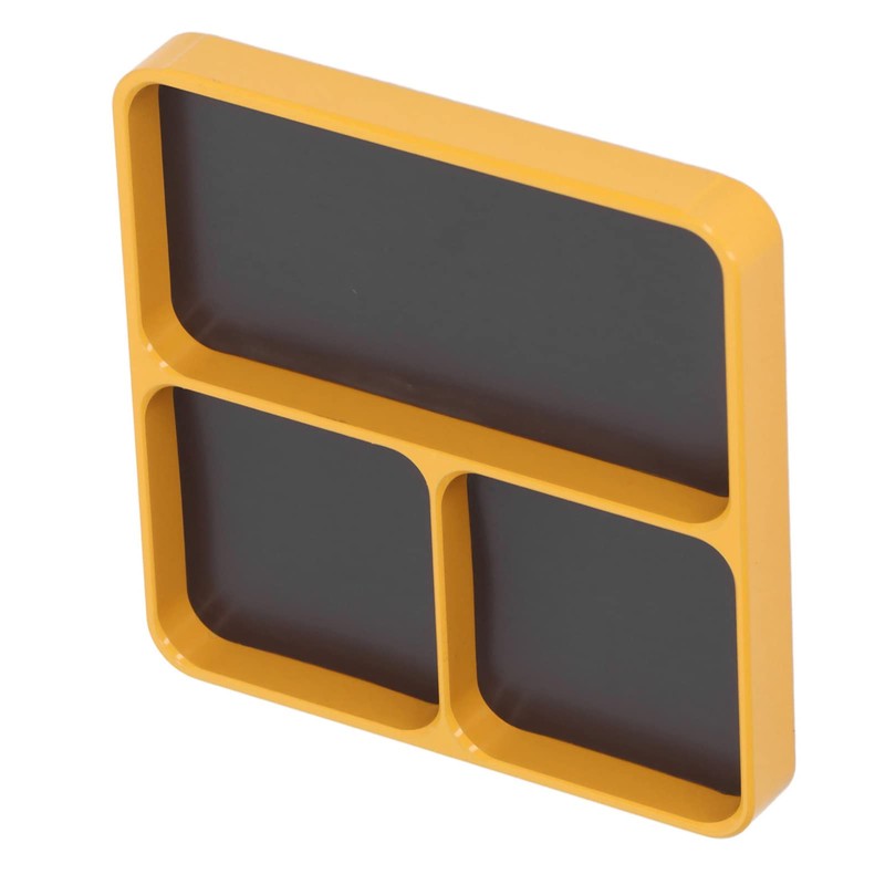 Metal Magnetic Tray, Heat Resistant Yellow Magnetic Tray, Keeping Organized