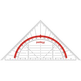 Maped Geo-Flex M028600 Set Square 16 cm Transparent