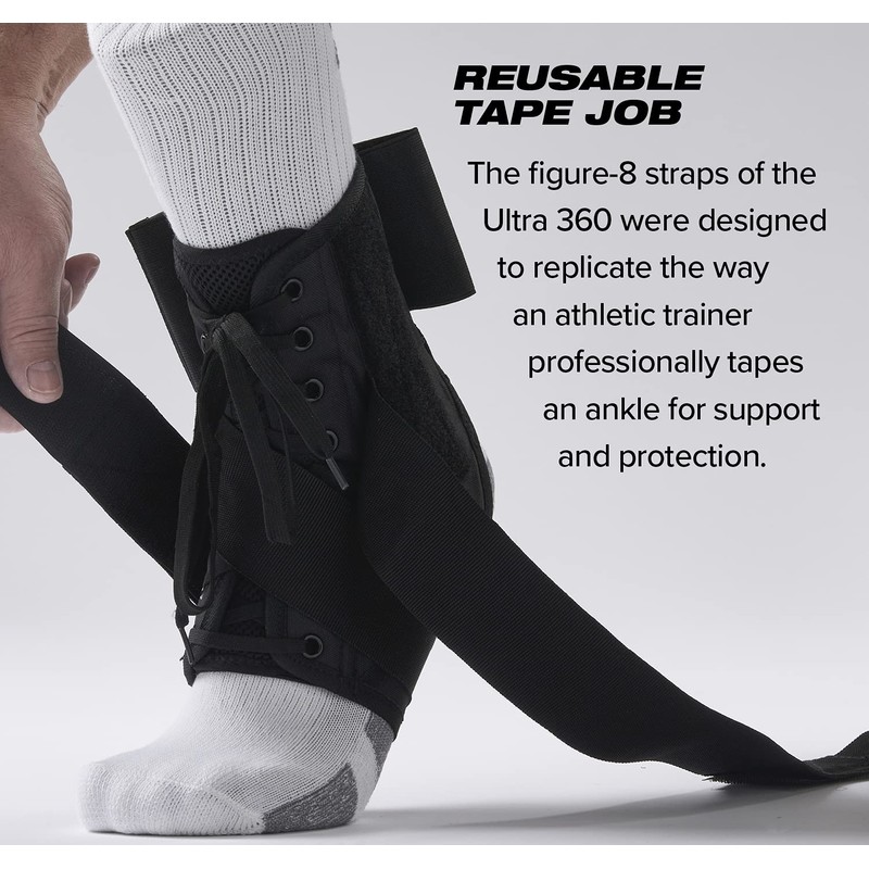 Ultra 360™ Lace-Up Ankle Brace – Excellent Ankle Support &