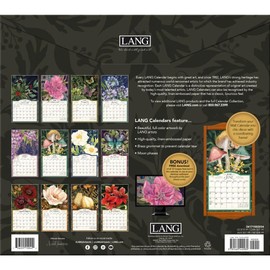 Lang, Midnight Garden Special Edition 2026 Wall Calendar, 12.5'' X 14'', 12-Month Calendar with Stapled Binding