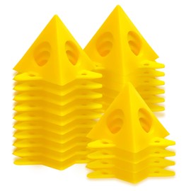 KATA 20PCS Pyramid Stands, Mini Cone Paint Stands for Canvas and Door Risers Support, Painting Pyramids