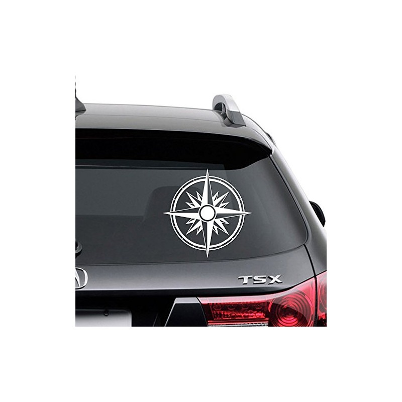 Compass Nautical Star Vinyl Decal Sticker (CS-02)