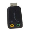 Premium USB Sound Card Adapter 3.5mm Replacement for Headphone &