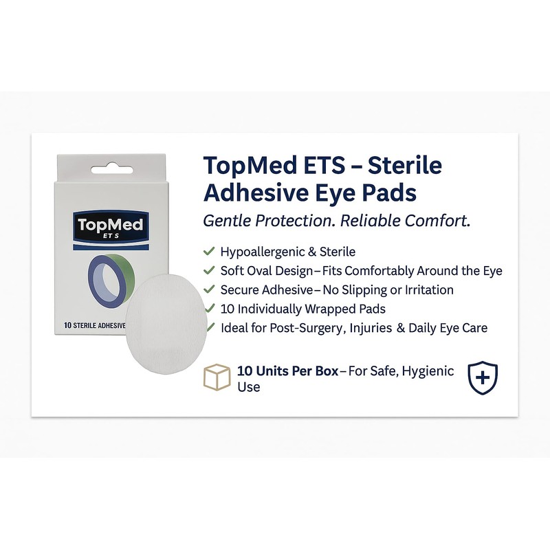 sterile Eye pad Adhesive Eye's Lazy Eye 10 Units