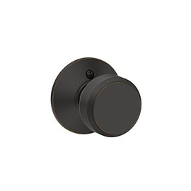 Schlage F170 BWE 716 Bowery Dummy Trim Knob, Aged Bronze