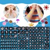 DSYZWEE Glitter Tattoo Set, 30 Colours Glitter Tattoos, Children's Glitter