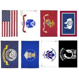 Wholesale Lot 2x3 USA + 5 Branches Military + Pow Mia + Wyoming Flag Set