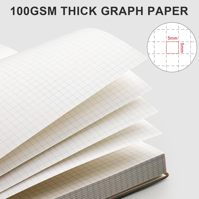 AHGXG Graph Paper Notebook - Grid Paper Notebook Large A4