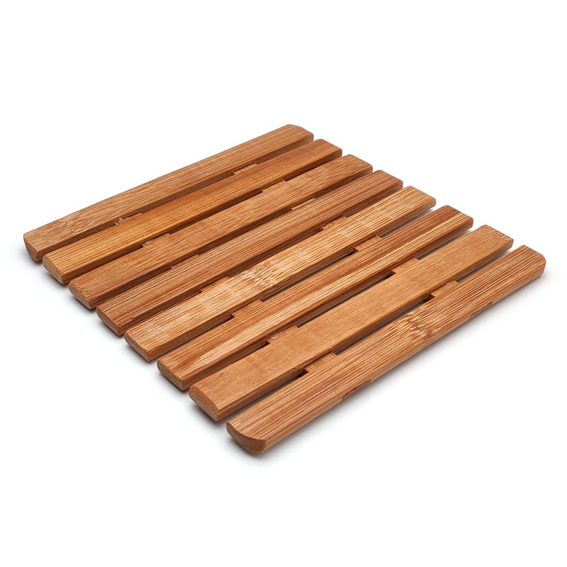 Leddy Living Bamboo Wood Heat Resistant Trivet - Table Mat