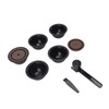 Reusable Capsule Kit For Nestle Vertuoline Coffee Machine with 5pcs