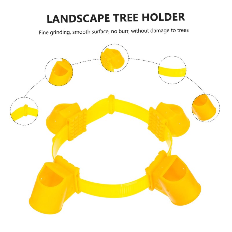 Levemolo 1set Tree Stump Support Fixator Cups for Windproof Tree