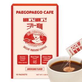 Paego Paego Cafe, Instant Coffee, 4.5g x 10 Packets (45g), Americano Flavor