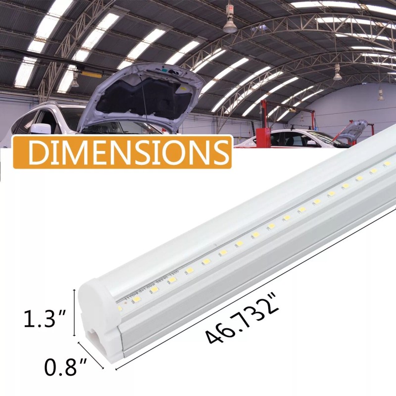 Barrina 12 Pack LED T5 Integrated Single Fixture 4FT 20W
