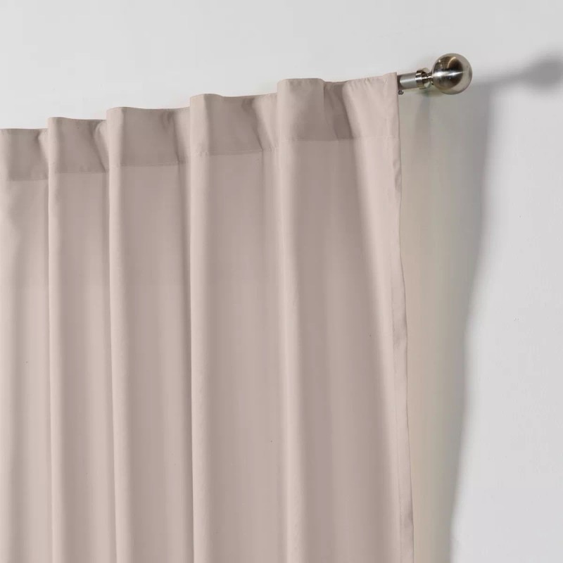Vianney Jgo De 2 Cortinas Viasoft Almond Cortas 1.80 M