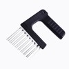 Crinkle Chip Cutter, Potato Chipper with Handle, French Fries Cutter,