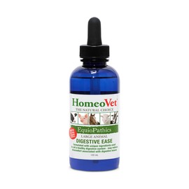 HomeoVet Equine Digestive Ease 120 mL - for Minor Digestive Upsets in Horses an All Natural Digestion Aid for Horses to Maintain a Well Balanced System for Equine Intestinal Health