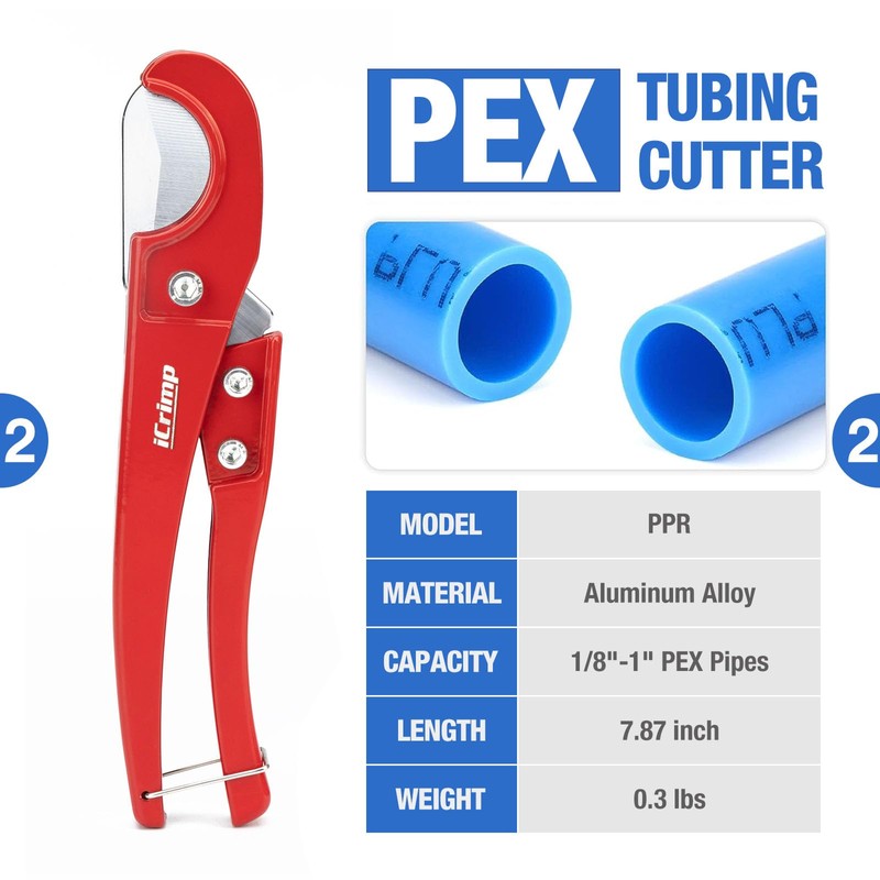 iCrimp PC-PC02KIT PEX Clamp Crimping Tool Kit with 1/2 inch(20
