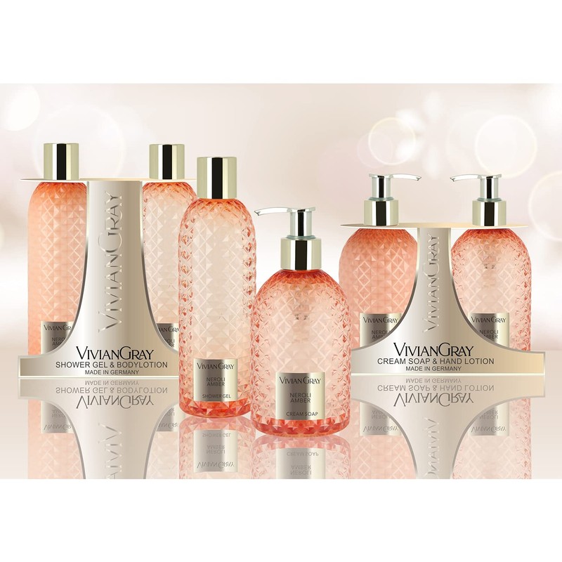 VIVIAN GRAY 3502 Shower Gel Gemstone, Neroli & Amber, Orange