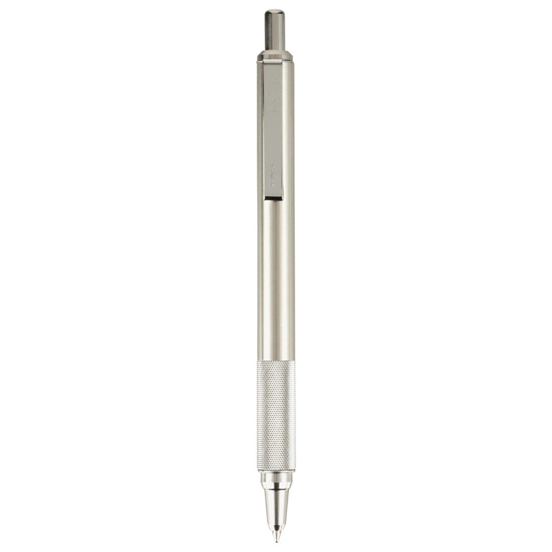 Zebra Pen Zebra Pen F-701 Retractable Ballpoint Pen, Stainless Steel