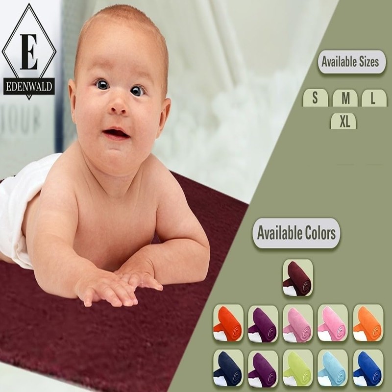 Edenwald Crib Mattress Protector Dry Sheet, Waterproof Bed Protector Sheets,
