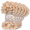 Alize Puffy Wool Chenille Loop Wool, 5 x 100 g,