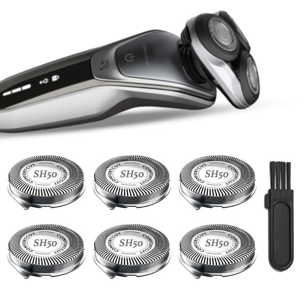 SUPERNB SH50 Shaver Replacement Heads for Series 5000 Razors, Rotary