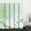 Blackout Curtains Waterproof Shower Curtain Blocking Drapes Window Curtain Panels