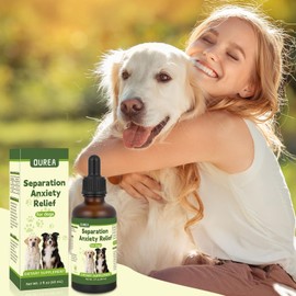 Separation Anxiety Relief for Dogs, Calming Care for Dogs, Helps Relieve Anxiety During Separation, Valerian Root for Anxiety Drops, Easy to Use (2 fl oz)