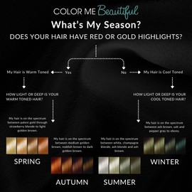 Winter Color Fan by Color Me Beautiful, the leading authority on color analysis. Your Color Guide for clothing & accessories. The 48 very best colors for Winters selected from millions of options