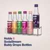 GALVANOX Acrylic Holder for SodaStream Bubly Drops - Countertop/Wall Mount