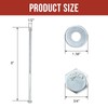 HROMIGRY 1/2" x 8" Lag Bolts (25 Pcs) 1/2 inch
