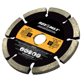 RDXMAX 115mm Diamond Cutting Disc– 6mm Thick High Performance Diamond Coated Disc for Mortar Removal, Brick, Stone Raking & Tiling – Durable & Long-Lasting Mortar Rake Disc- 115 x 6 x 7 x 22.23 mm