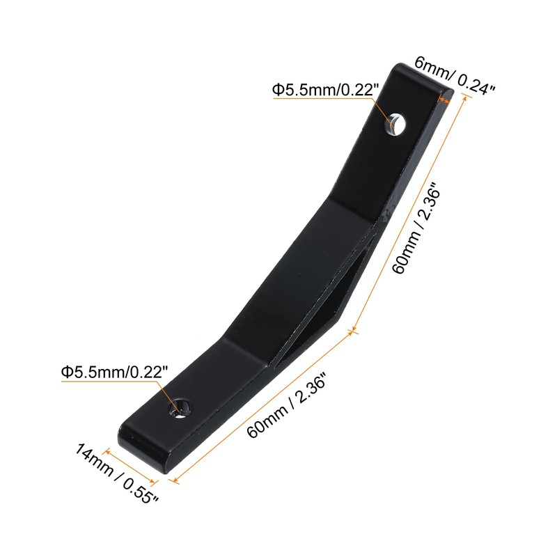 sourcing map 4Pcs 135 Degree Angle Aluminum Profile Corner Brackets,