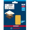 Bosch 10x EXPERT C470 Sandpaper (for Paint on wood, Hardwood,