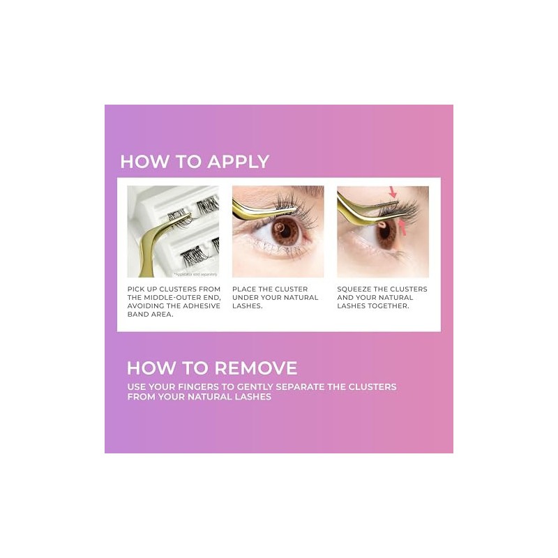imPRESS KISS imPRESS Falsies No Glue Lash Extension Kit Press