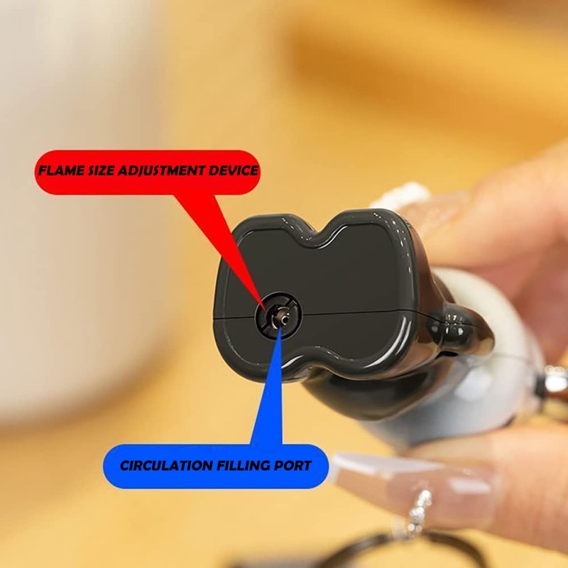 SIMBAE Cute Accessories, Bear Acrylic Metal Cool Keychains Lighter, Pink