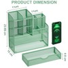 Marbrasse Mesh Desk Organiser, Multifunctional Pen Holder with Drawer, Storage