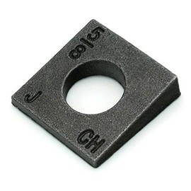 Beveled Square Washers in Plain Malleable Iron - 3/8" - 1-1/2" (25, 1/2")