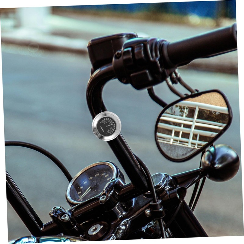 Mobestech Motorcycle Temperature Gauge Sensor Gauge Outdoor Thermometers for Motorcycle
