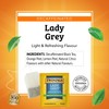 Twinings Decaffeinated Lady Grey Black Tea Individually Wrapped Bags, 20