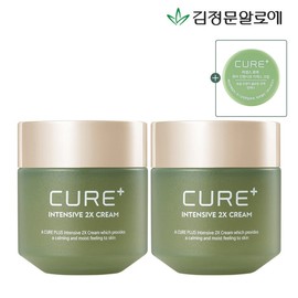 Kim Jong -moon Aloe Cure 2X Cream 2 2x Mini 1 / 김정문알로에 큐어 2X크림 2개 2x미니1